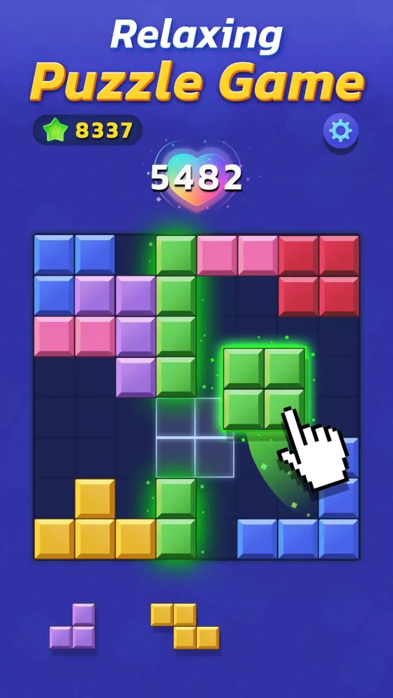 Tangkapan skrin Woodoku Blast
