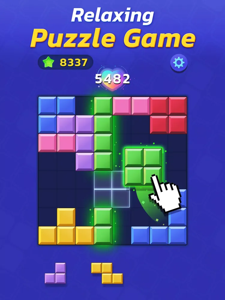 Tangkapan skrin Woodoku Blast