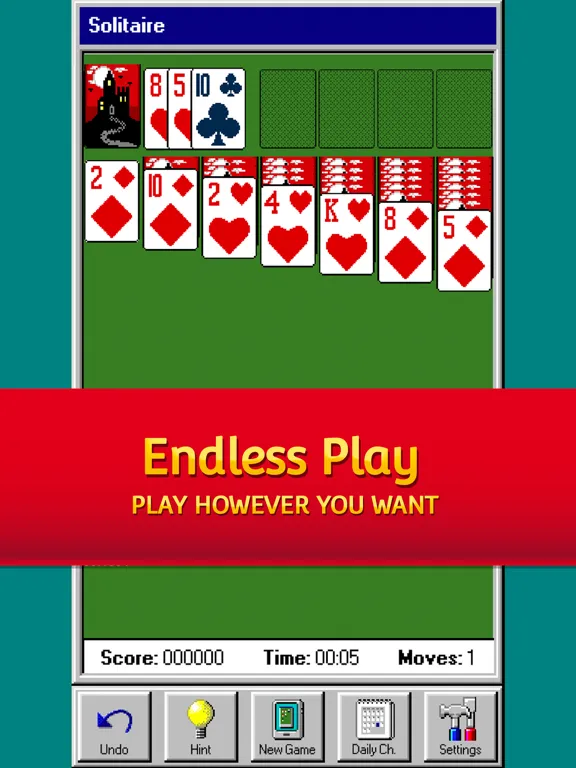Solitaire 95: The Classic Game iPad 應用截圖