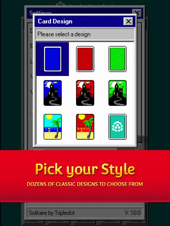 Solitaire 95: The Classic Game iPad 應用截圖