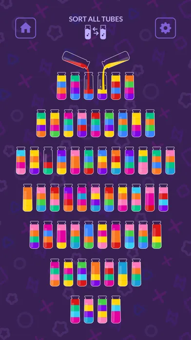 Capturas de tela do Water Sort Puzzle - Sortago