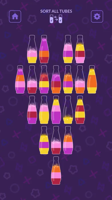 Capturas de tela do Water Sort Puzzle - Sortago