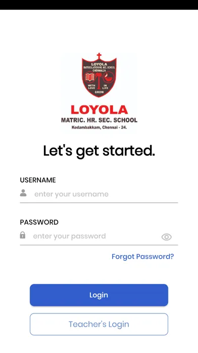 Ảnh chụp màn hình của Loyola MHSS