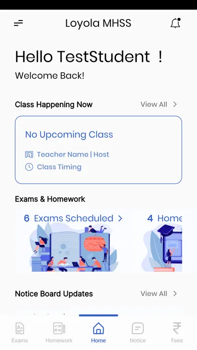 Ảnh chụp màn hình của Loyola MHSS