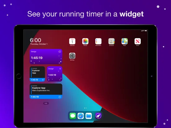 Screenshot di Orbit: Time-based Invoicing iPad 