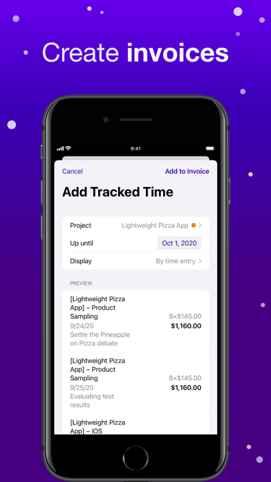 تصاویر Orbit: Time-based Invoicing