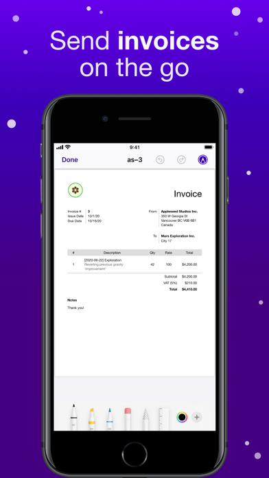 تصاویر Orbit: Time-based Invoicing