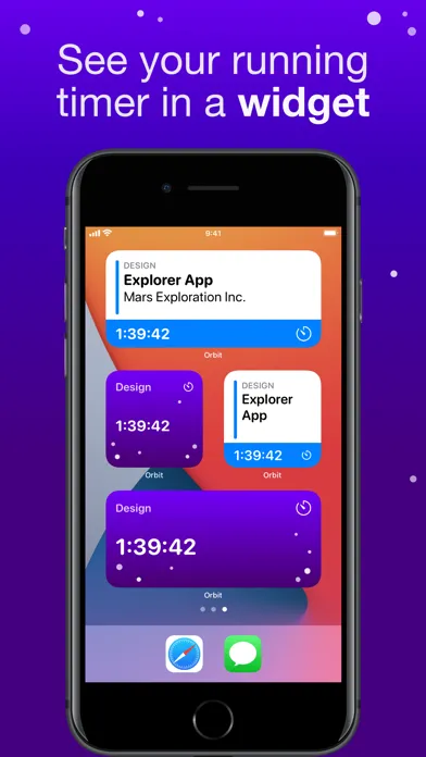 Screenshot di Orbit: Time-based Invoicing