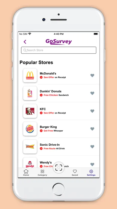 Captures d'écran de GoSurvey: Free Vouchers+Offers