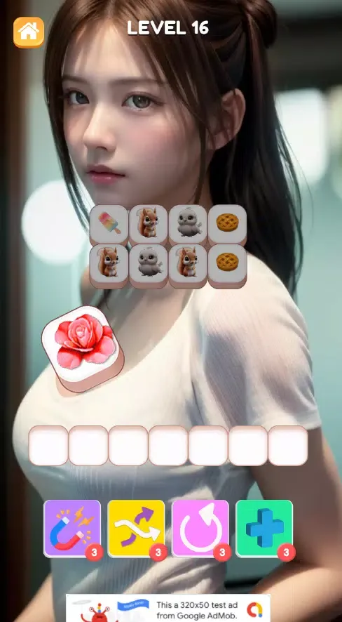 Sexy Triple Match Girl Game Screenshots