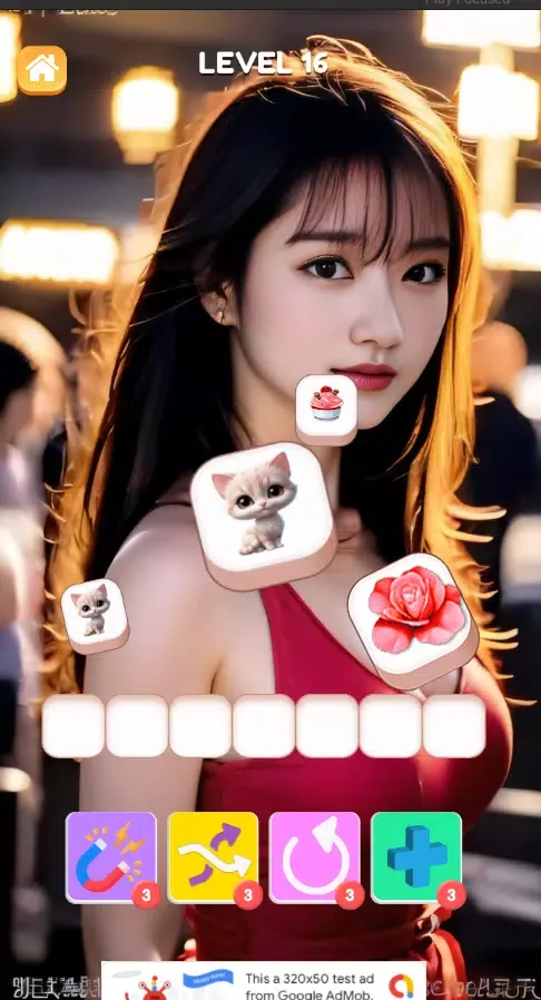 Sexy Triple Match Girl Game Screenshots