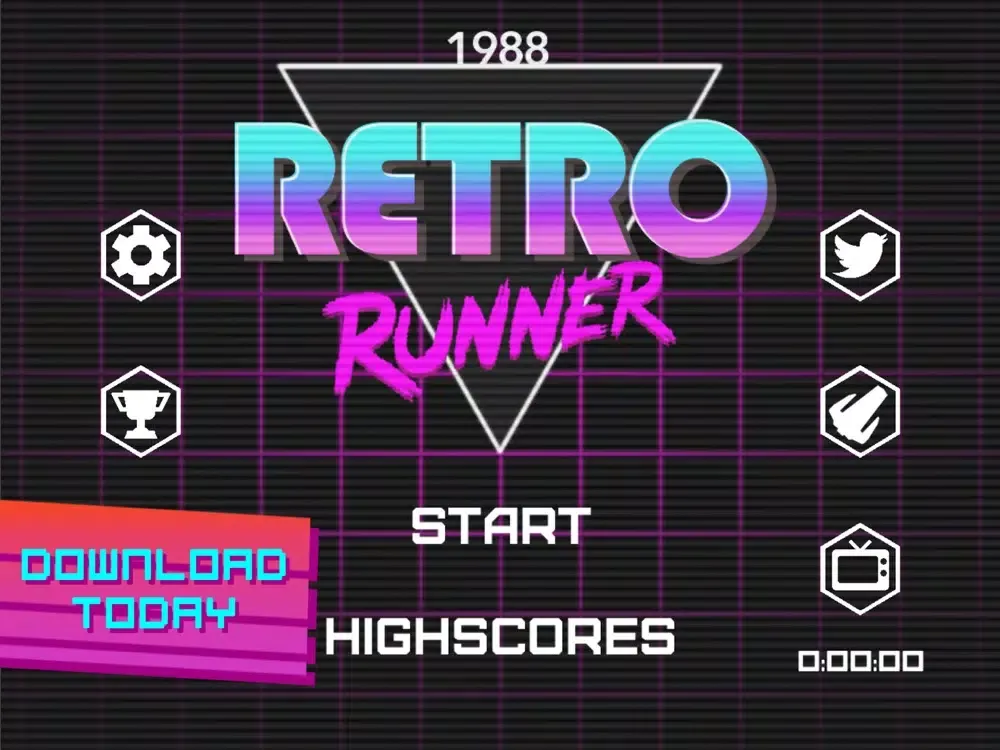Retro Runner iPad  Screenshots