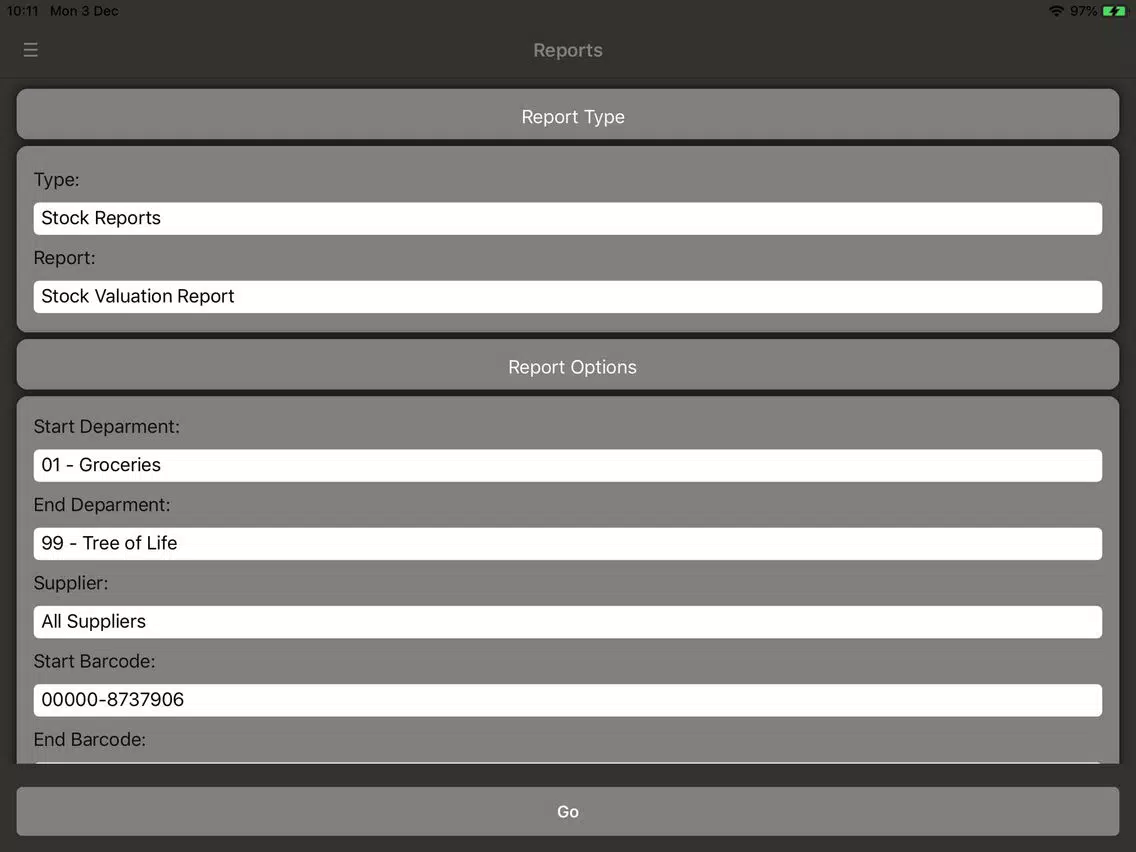 Скриншоты ShopMaster Mini Retail Suite iPad 