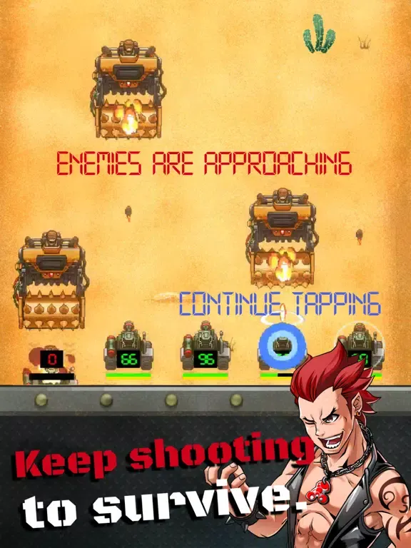 Tank Army - Fast Fingers Shmup iPad  Screenshots