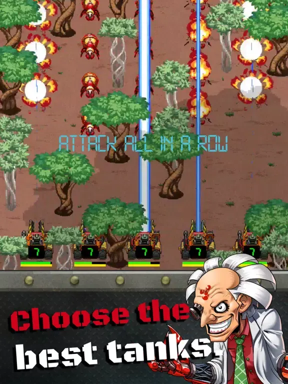 Tank Army - Fast Fingers Shmup iPad  Screenshots