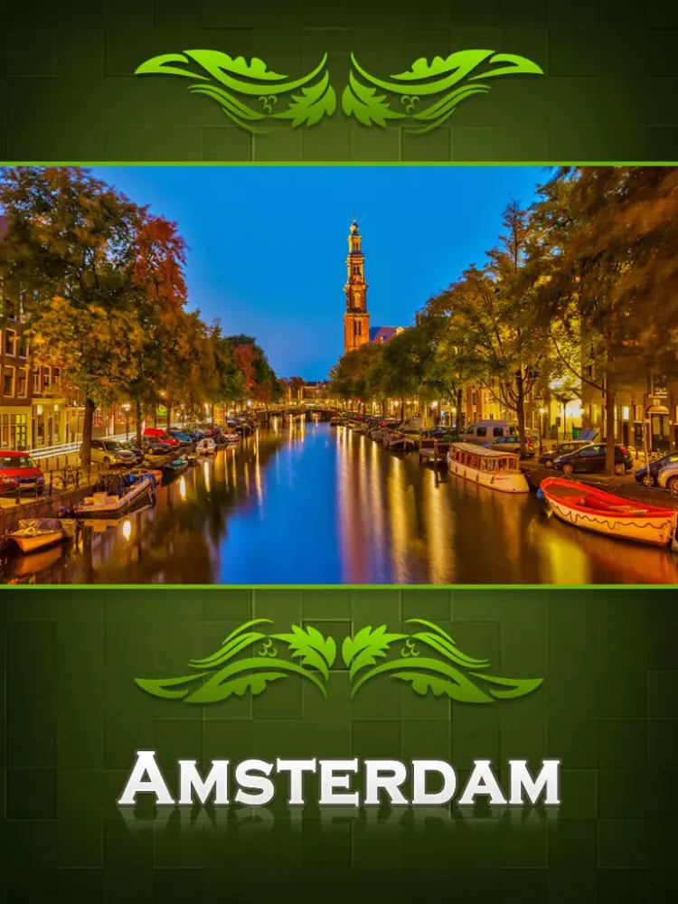 Capturas de tela do Amsterdam City Travel Guide iPad 