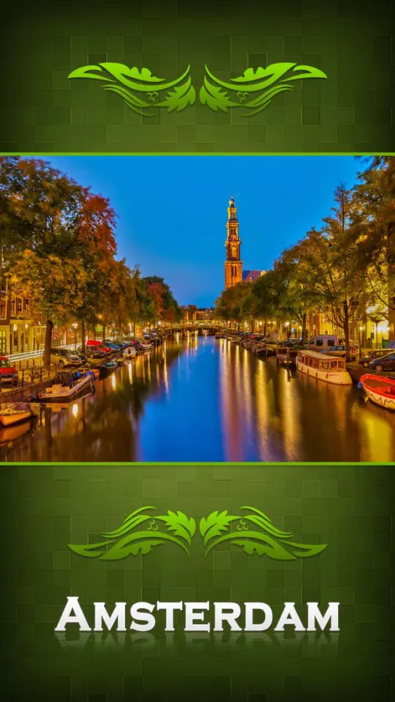 Capturas de tela do Amsterdam City Travel Guide