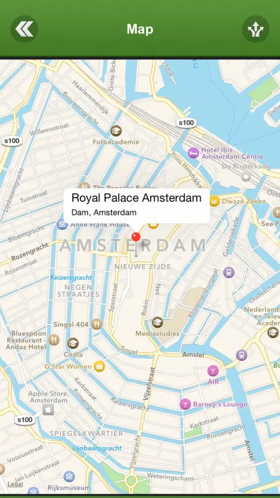 Capturas de tela do Amsterdam City Travel Guide
