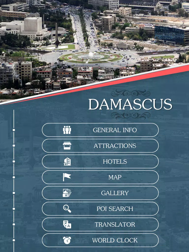 Damascus Travel Guide iPad 应用截图