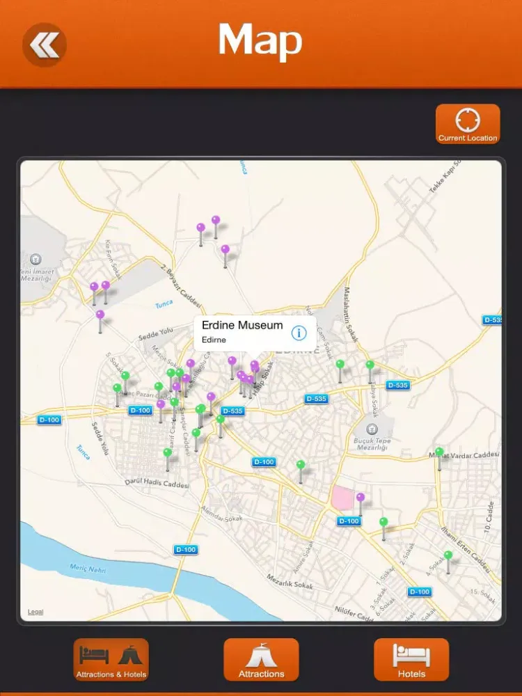 Ảnh chụp màn hình của Edirne Travel Guide iPad 