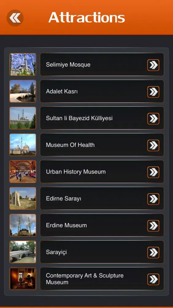 Ảnh chụp màn hình của Edirne Travel Guide