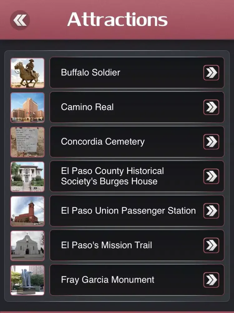 Capturas de pantalla de El Paso Offline Travel Guide iPad 
