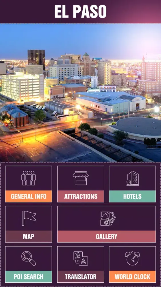 Capturas de pantalla de El Paso Offline Travel Guide
