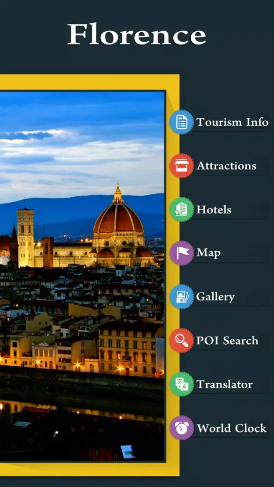 Florence Tourist Guide سکرین شاٹس