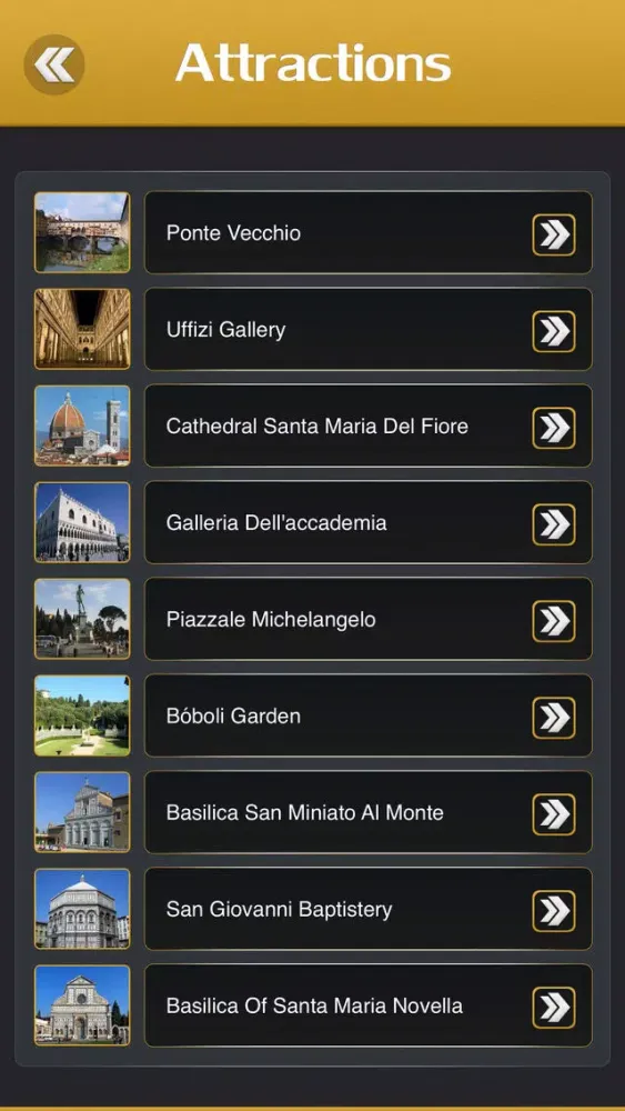 Florence Tourist Guide سکرین شاٹس