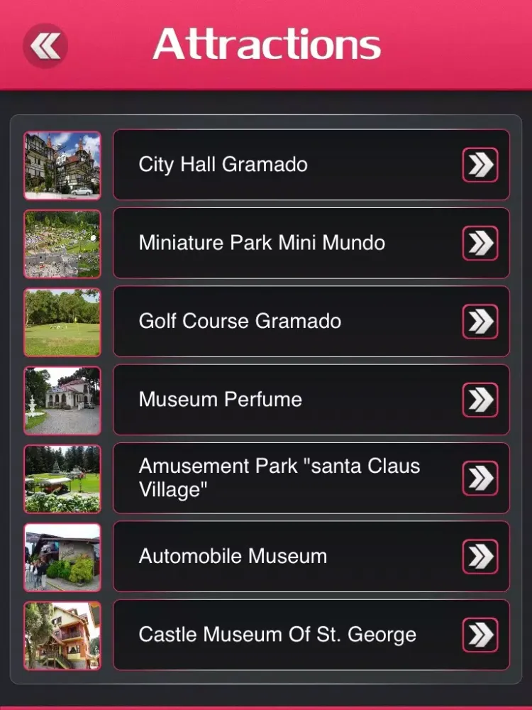 Gramado Tourism Guide iPad  Screenshots