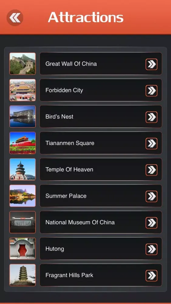 Great Wall of China Tourist Guide 스크린샷