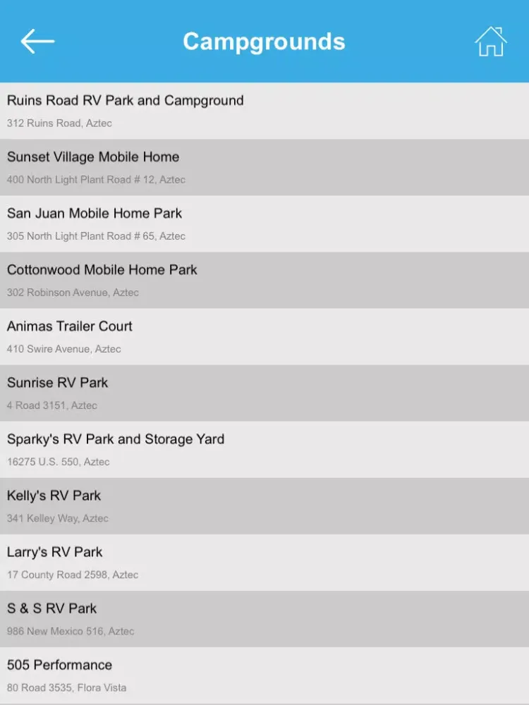 Скриншоты New Mexico State Parks & National Parks iPad 