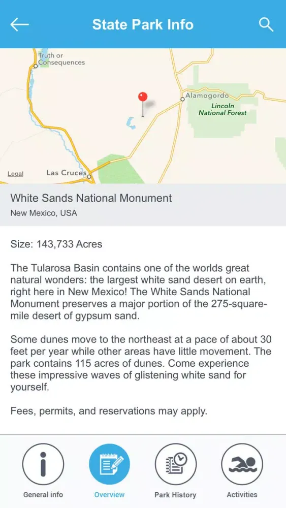 Скриншоты New Mexico State Parks & National Parks