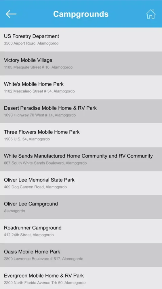 Скриншоты New Mexico State Parks & National Parks