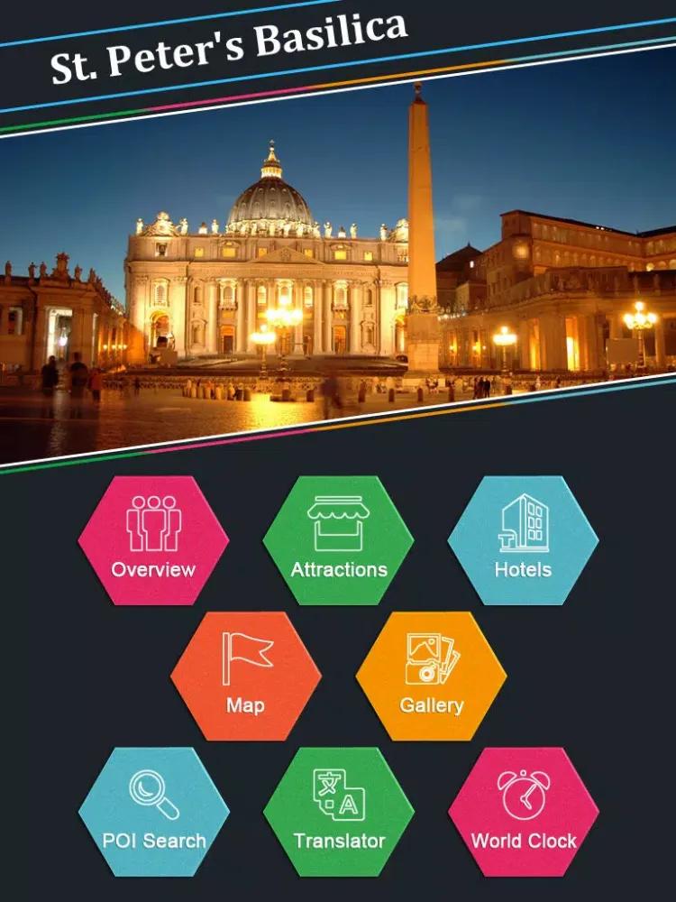 Capturas de tela do St. Peter’s Basilica Tourism Guide iPad 