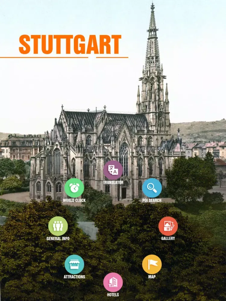 Stuttgart Travel Guide iPad سکرین شاٹس
