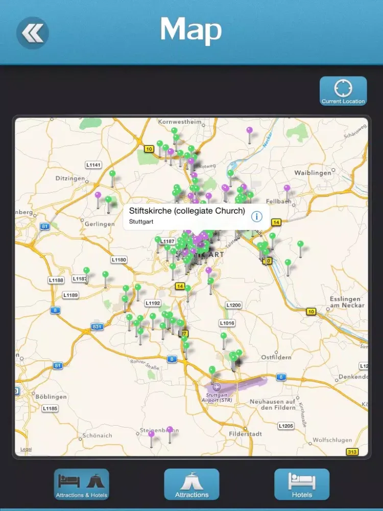 Stuttgart Travel Guide iPad سکرین شاٹس