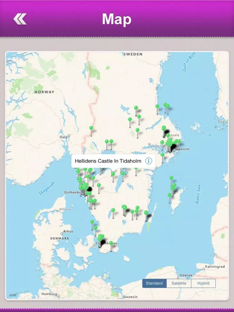 Capturas de pantalla de Sweden Tourist Guide iPad 
