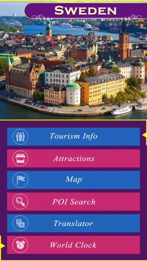 Capturas de pantalla de Sweden Tourist Guide