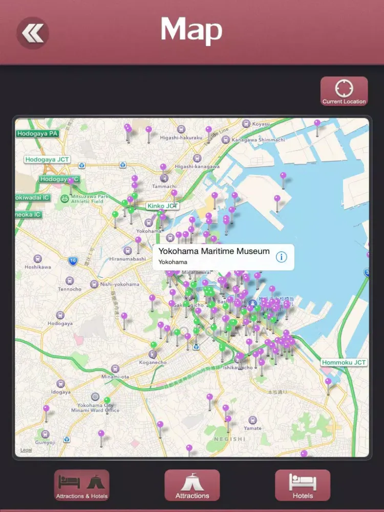 Yokohama City Guide iPad  Ekran Görüntüleri