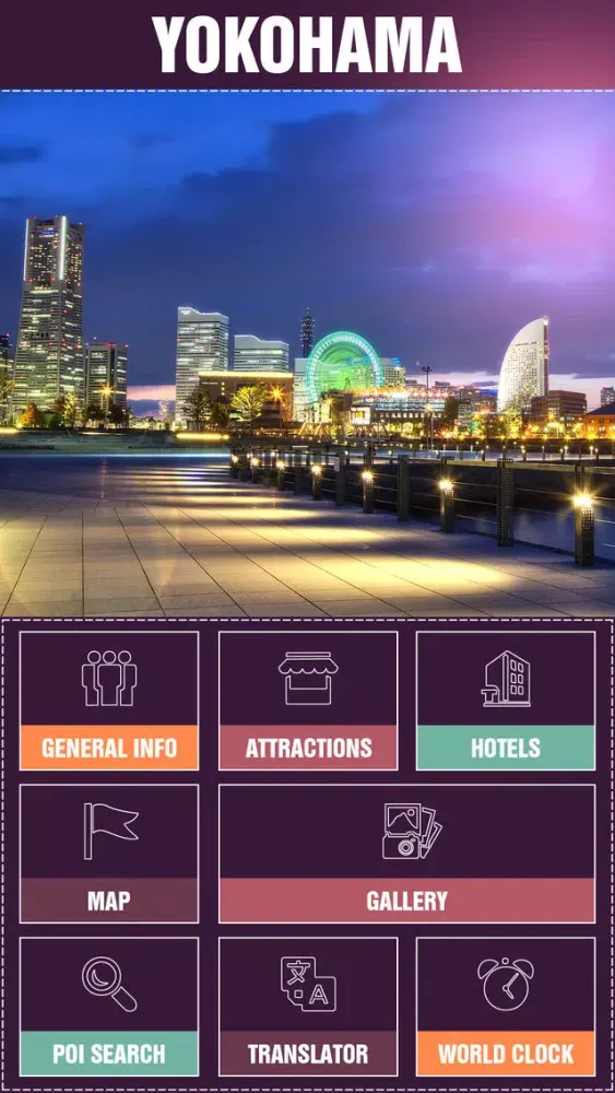 Yokohama City Guide Ekran Görüntüleri