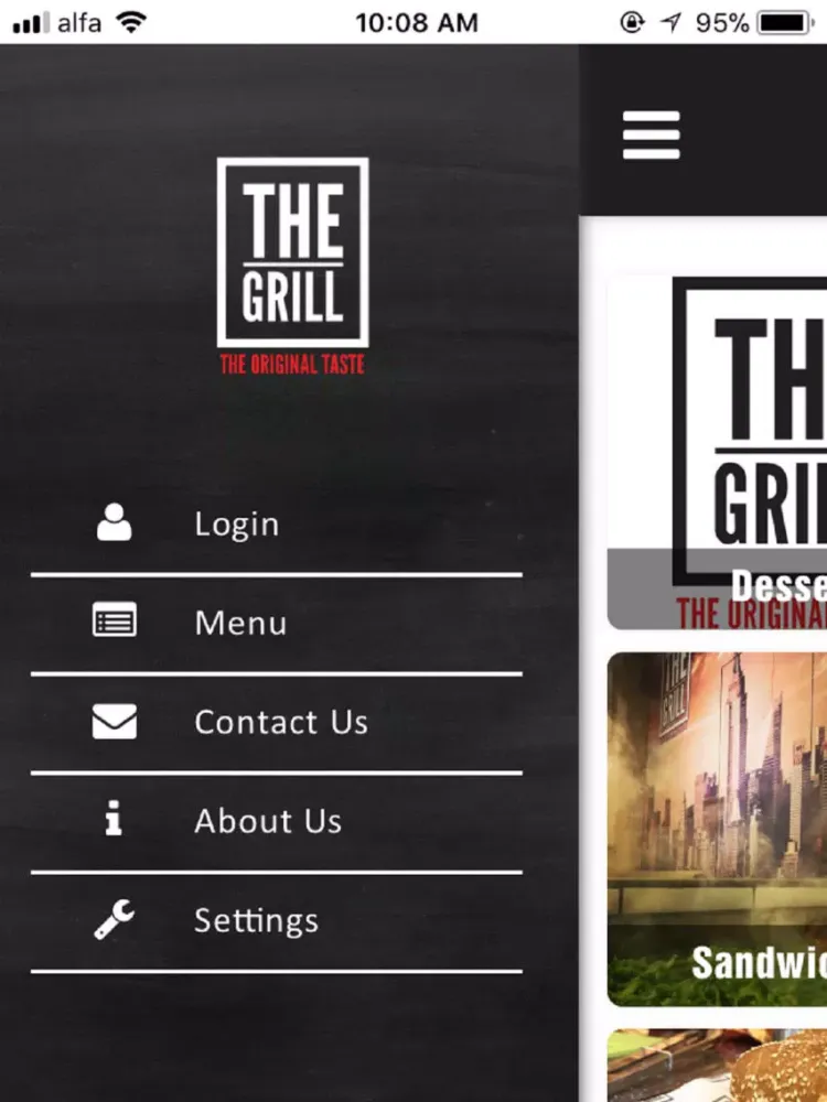 Captures d'écran de The Grill Delivery iPad 