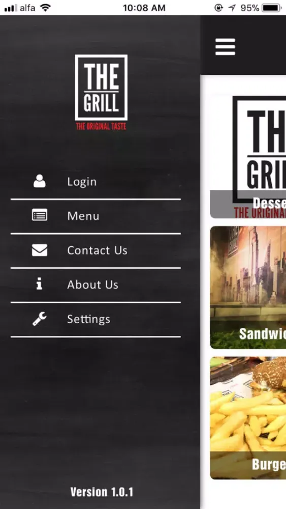 Captures d'écran de The Grill Delivery