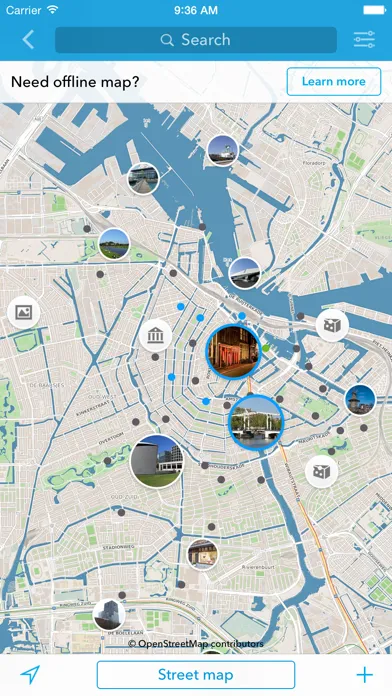 Capturas de pantalla de Amsterdam Offline Map and City Guide