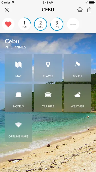 Cebu Island Offline Map & Guide by Tripomatic应用截图