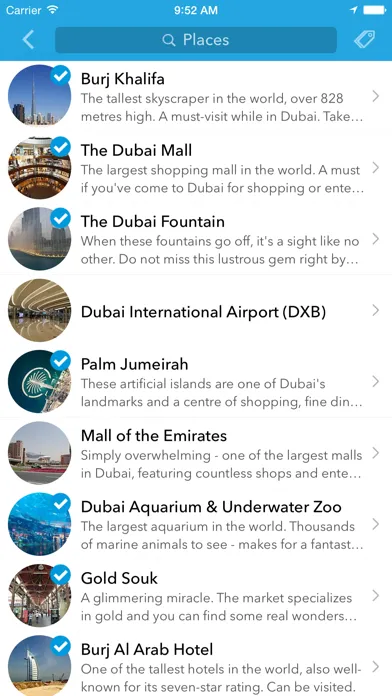 Ảnh chụp màn hình của Dubai Offline Map & City Guide