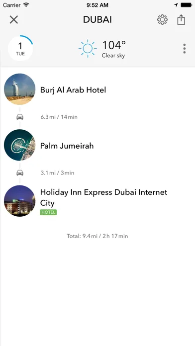 Ảnh chụp màn hình của Dubai Offline Map & City Guide