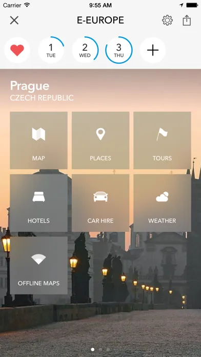 Trip Planner, Travel Guide & Offline City Map for Czech Republic, Slovakia, Poland, Hungary, Russia and Romania應用截圖