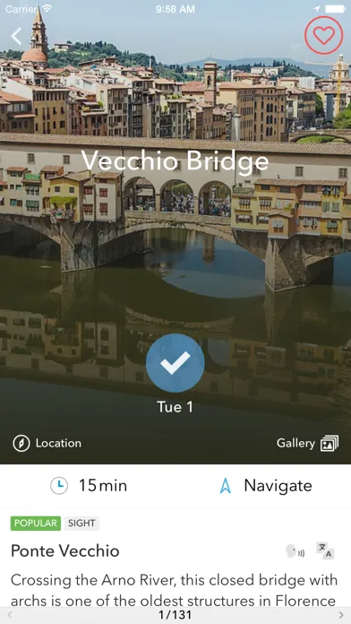 Florence Trip Planner, Travel Guide & Offline City Map应用截图