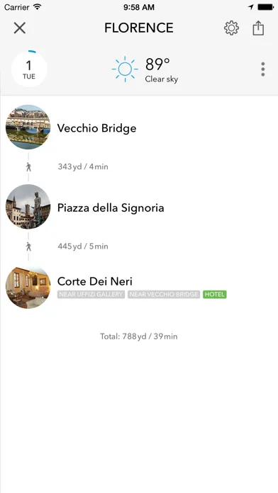Florence Trip Planner, Travel Guide & Offline City Map应用截图